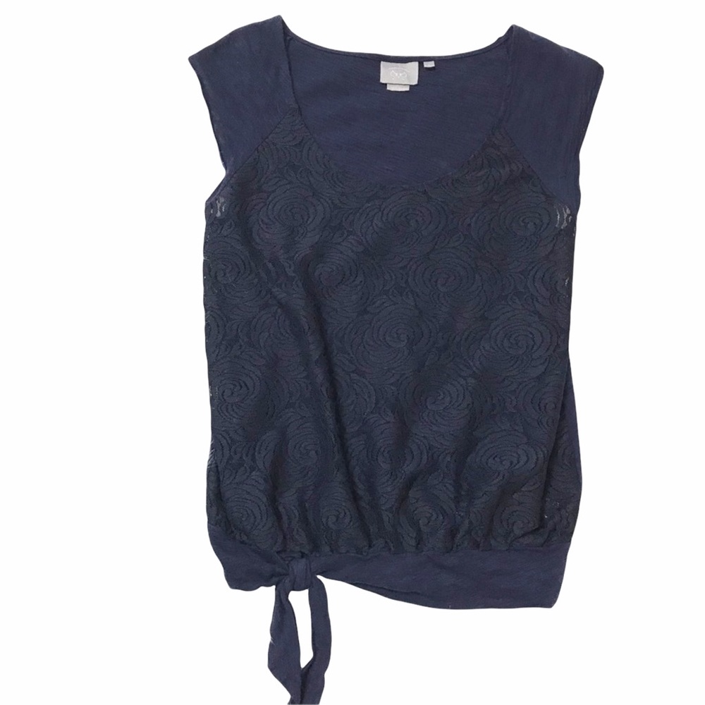*2/$20* Vanessa Virginia for Anthro Lace Top, M